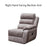 Ellis Corner Modular Fibre Fabric Recliner Sofa - Manual Or Power With USB Charging Port - The Furniture Mega Store 