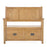 Sailsbury Solid Oak Monks Bench - 110cm - The Furniture Mega Store 