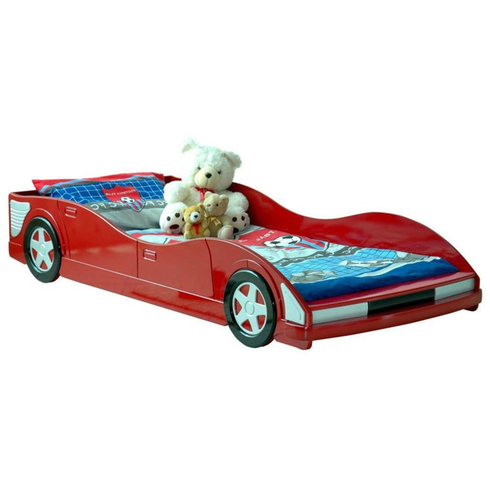 Red Racing Car Bed - Single - The Furniture Mega Store 