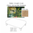 Sabor Jungle-Luxe Fabric Banquette Footstool - Choice Of Feet - The Furniture Mega Store 