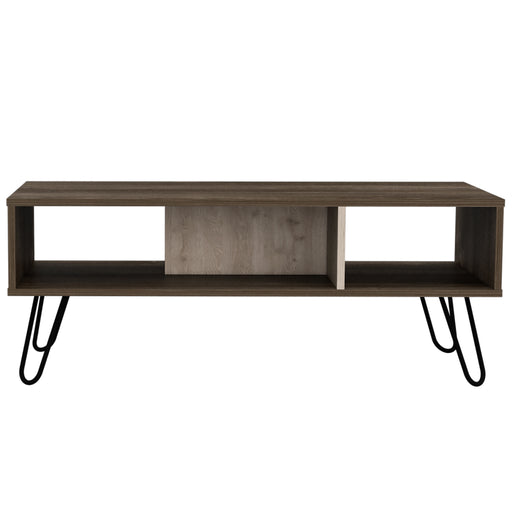 New York Smoked Oak-Bleached Grey Collection Coffee Table - The Furniture Mega Store 