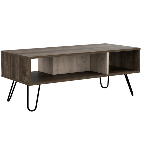 New York Smoked Oak-Bleached Grey Collection Coffee Table - The Furniture Mega Store 