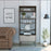 New York Smoked Oak-Bleached Grey Collection Display Bookcase - The Furniture Mega Store 