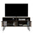 New York Smoked Oak-Bleached Grey Collection Large 4 Door Tv Unit - The Furniture Mega Store 