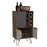 New York Smoked Oak-Bleached Grey Collection Wine Cabinet - The Furniture Mega Store 