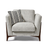 Ren Collection Armchair - Choice Of Fabrics & Feet - The Furniture Mega Store 
