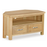 Bevel Natural Solid Oak 2 Drawer Corner TV Cabinet - The Furniture Mega Store 