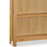 Bevel Natural Solid Oak Large Bookcase - The Furniture Mega Store 