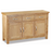 Bevel Natural Solid Oak Large 3 Door 3 Drawer Sideboard - The Furniture Mega Store 