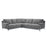 Oscar Velvet Sofa, Chair & Footstool Collection - Choice Of Fabrics - The Furniture Mega Store 