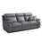 Harry Italian Leather Recliner Sofa Collection - Various Options - The Furniture Mega Store 