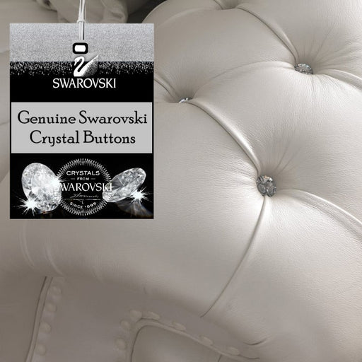 Pendragon Italian Leather Armchair - Choice Of Leathers & Optional Swarovski Crystal Buttons. - The Furniture Mega Store 