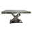 Paris 1.8 Grey Marble Stainless Steel Dining Table - The Furniture Mega Store 