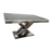 Paris 1.8 Grey Marble Stainless Steel Dining Table - The Furniture Mega Store 