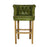 Parker Vintage Leather Buttoned Bar Stool - Choice Of Leathers & Legs - The Furniture Mega Store 