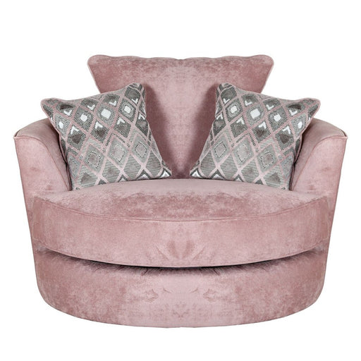 Kingston Swivel Chair Collection - Choice Of Fabrics - The Furniture Mega Store