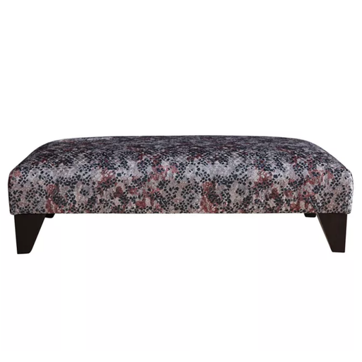 Raffles Pastel - Luxe Fabric Banquette Footstool - Choice Of Feet - The Furniture Mega Store 