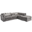 Phoenix Fabric Corner Sofa Collection - Choice Of Sizes - The Furniture Mega Store 