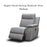 Clayton Leather Modular Recliner Sofa & Chair Collection - Choice Of Colours - The Furniture Mega Store 