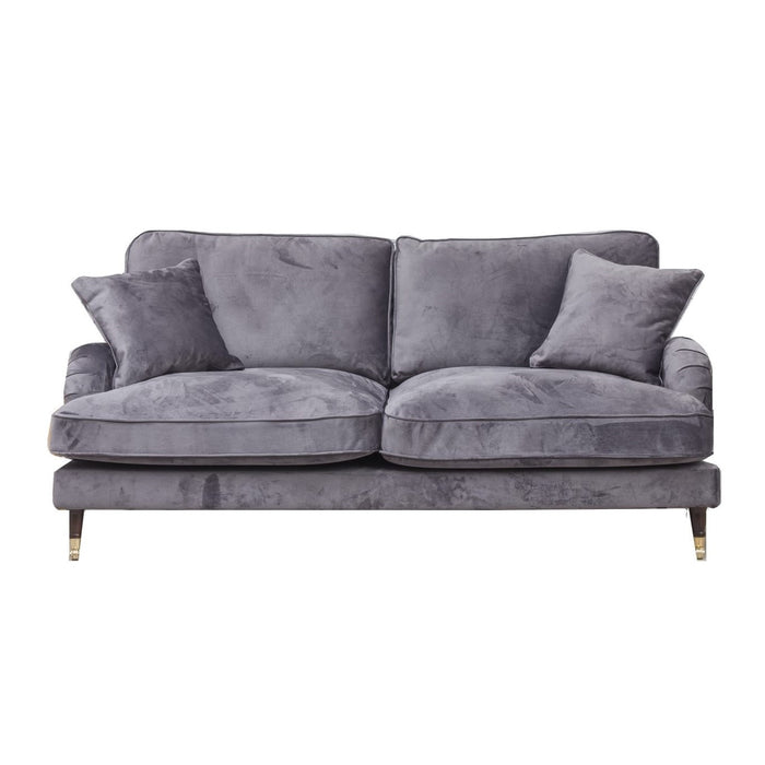 Rupert Velvet Sofa & Chair Collection - Choice Of Sizes & Colours - The Furniture Mega Store 