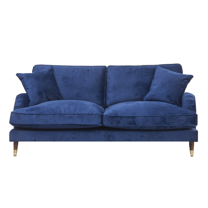 Rupert Velvet Sofa & Chair Collection - Choice Of Sizes & Colours - The Furniture Mega Store 