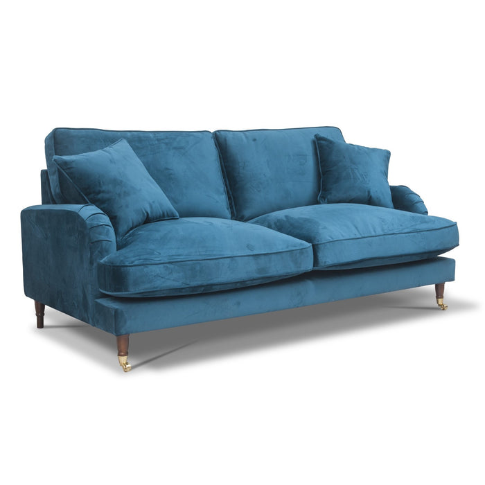 Rupert Velvet 2 Seater & 3 Seater Sofa Set - Choice Of Colours - The Furniture Mega Store 