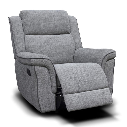Hudson Fabric Manual Recliner Armchair - The Furniture Mega Store 