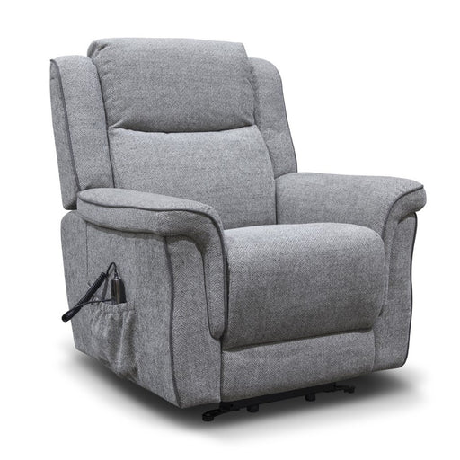 Hudson Fabric Power Twin Motor Lift & Tilt - Riser Recliner Chair - The Furniture Mega Store