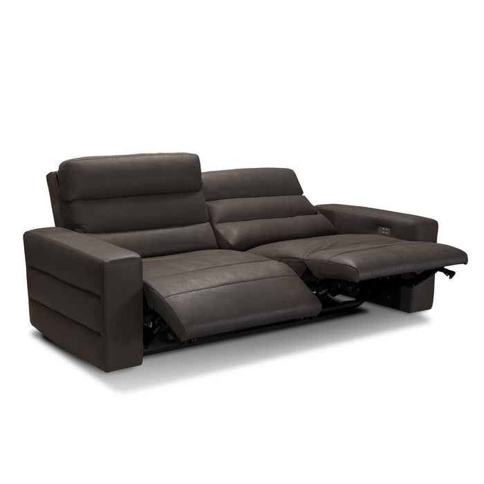 Sardegna Italian Leather Power Recliner Sofa Collection - Choice Of Sizes & Leathers - The Furniture Mega Store 