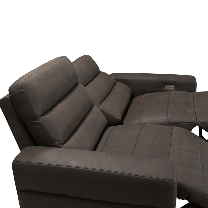 Sardegna Italian Leather Power Recliner Sofa Collection - Choice Of Sizes & Leathers - The Furniture Mega Store 