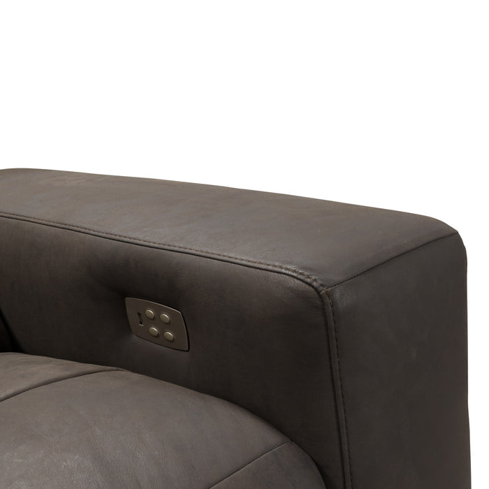 Sardegna Italian Leather Power Recliner Sofa Collection - Choice Of Sizes & Leathers - The Furniture Mega Store 