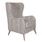 Raffles Wing Accent Chair - Valencia Spot Natural - The Furniture Mega Store 