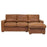 Chatsworth Vintage Leather Sofa & Chair Collection - Choice Of Leathers & Feet - The Furniture Mega Store 