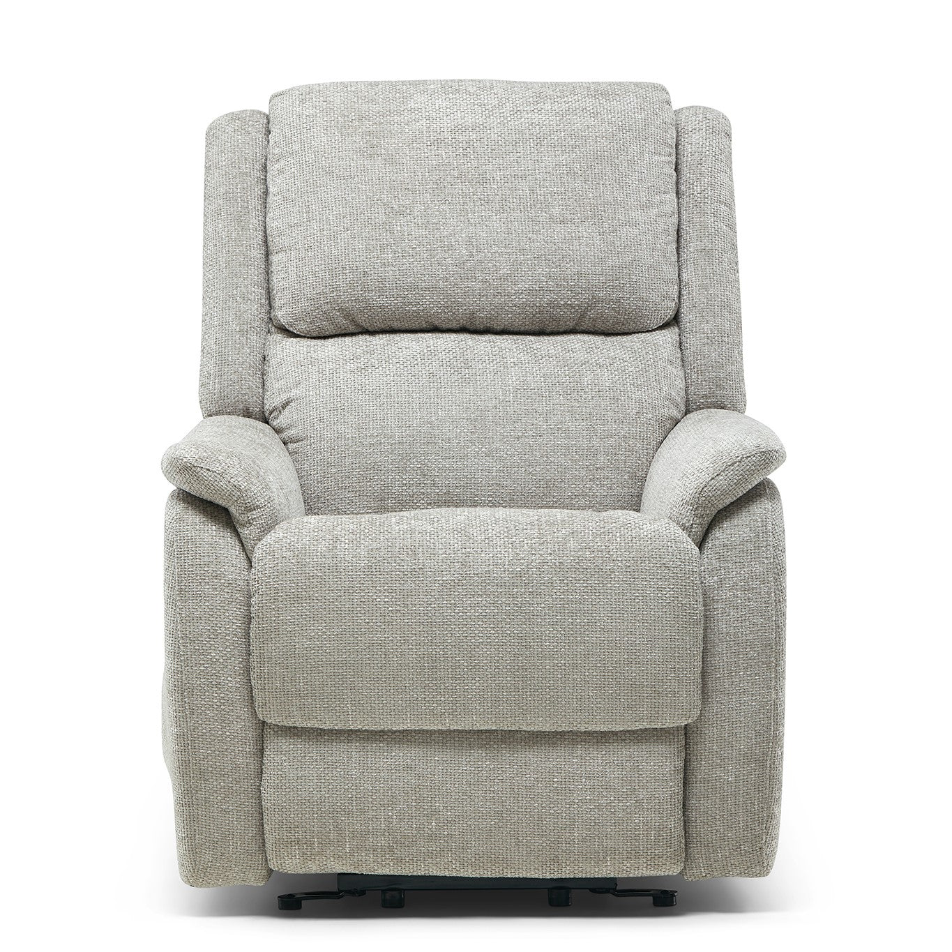 Penrith Fabric Dual Motor Lift and Rise Chair Stone The Furniture Mega Store