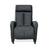 Theo Leather Recliner Armchair With Castor Feet & Adjustable Headrest - The Furniture Mega Store 