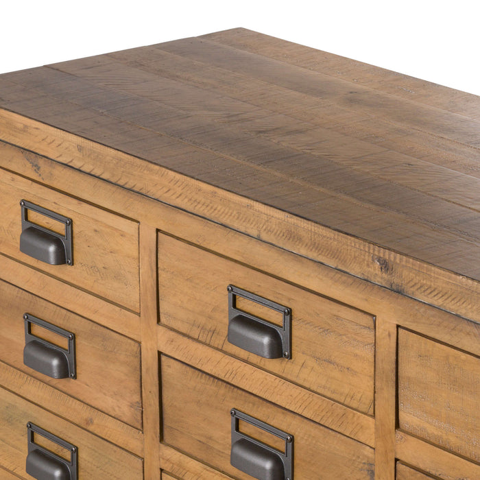 The Draftsman Collection 20 Drawer Merchant Chest - The Furniture Mega Store 