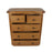 Torino Country Solid Oak 2/3 Chest Of Drawers - The Furniture Mega Store 