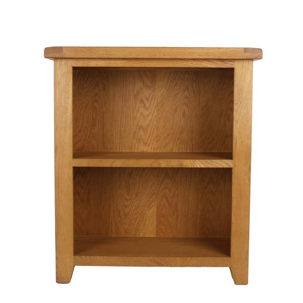 Torino Country Solid Oak Low Bookcase - The Furniture Mega Store 