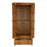Torino Country Solid Oak 2 Door 1 Drawer Wardrobe - The Furniture Mega Store 