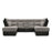 Astwick Modular Manual Recliner Sofa Collection - The Furniture Mega Store 