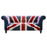 Union Jack Fabric Buttoned Chesterfield Sofa Collection - The Furniture Mega Store 