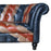 Union Jack Vintage Leather Buttoned Chesterfield Sofa Collection - The Furniture Mega Store 