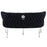 Valentino Black Velvet Button Back Bench - The Furniture Mega Store 