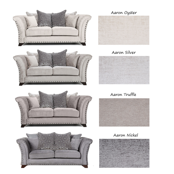 Vesper Fabric Swivel Chair - Choice Of Fabrics - The Furniture Mega Store 