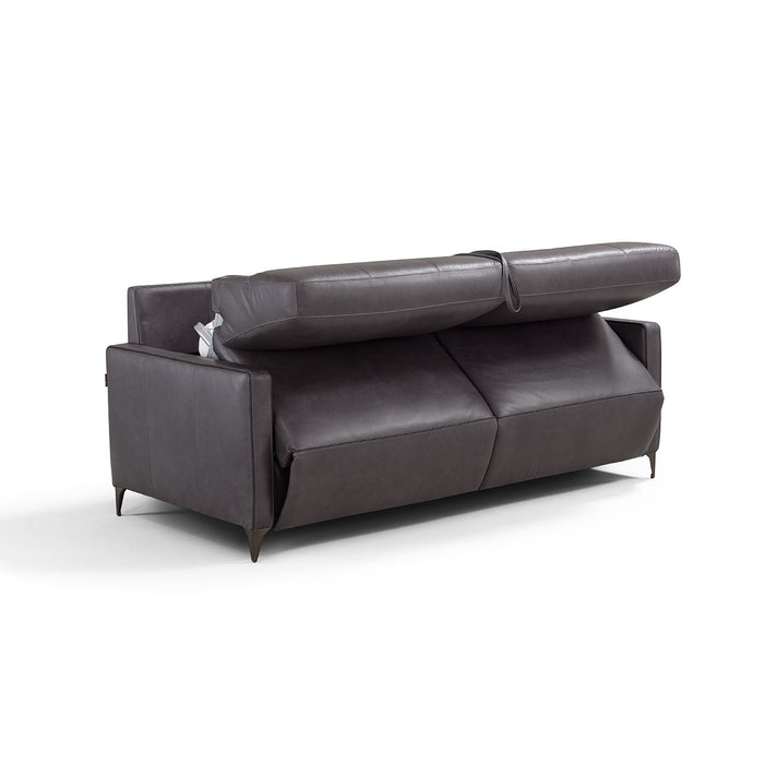 Wigan Luxury Italian Leather Sofa Bed - Choice Of Size & Leathers - The Furniture Mega Store 