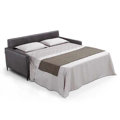 Wigan Luxury Italian Leather Sofa Bed - Choice Of Size & Leathers - The Furniture Mega Store 