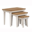 Winchester Oak & Painted Nest Tables - The Furniture Mega Store 