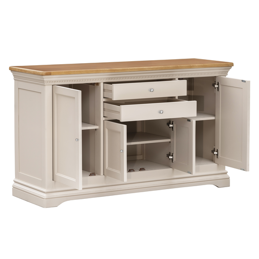 Winchester Oak & Painted Large Sideboard - The Furniture Mega Store 