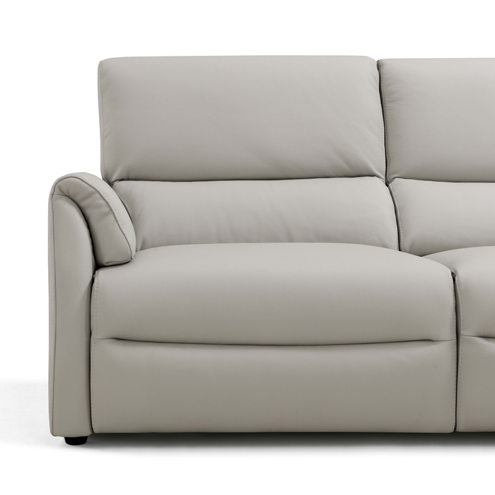 Ziwa Italian Leather Power Recliner Sofa Collection - Choice Of Sizes & Leathers - The Furniture Mega Store 