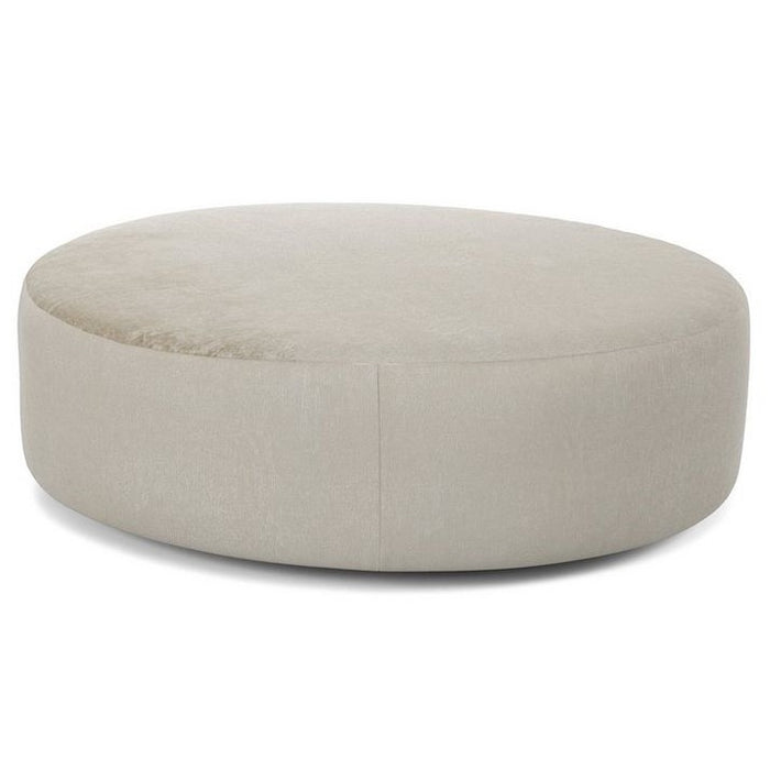 Vesper Collection Round Accent Footstool - Choice Of Fabrics - The Furniture Mega Store 